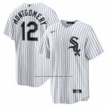 Camiseta Beisbol Hombre Chicago White Sox Colson Montgomery Primera Blanco