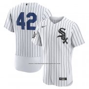 Camiseta Beisbol Hombre Chicago White Sox Jackie Robinson Autentico Blanco