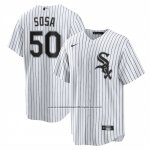 Camiseta Beisbol Hombre Chicago White Sox Lenyn Sosa Primera Replica Blanco