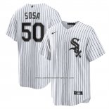 Camiseta Beisbol Hombre Chicago White Sox Lenyn Sosa Primera Replica Blanco