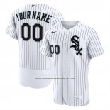 Camiseta Beisbol Hombre Chicago White Sox Primera Autentico Personalizada Blanco1