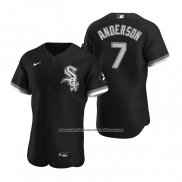 Camiseta Beisbol Hombre Chicago White Sox Tim Anderson Autentico 2020 Alterno Negro