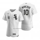 Camiseta Beisbol Hombre Chicago White Sox Yoan Moncada Autentico 2020 Primera Blanco
