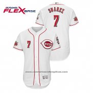 Camiseta Beisbol Hombre Cincinnati Reds Eugenio Suarez Flex Base Blanco