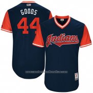 Camiseta Beisbol Hombre Cleveland Indians 2017 Little League World Series Nick Goody Azul