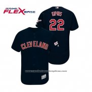 Camiseta Beisbol Hombre Cleveland Indians Jason Kipnis 2019 All Star Patch Flex Base Azul