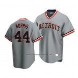 Camiseta Beisbol Hombre Detroit Tigers Daniel Norris Cooperstown Collection Road Gris