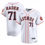 Camiseta Beisbol Hombre Houston Astros Josh Hader Alterno Limited Blanco