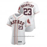 Camiseta Beisbol Hombre Houston Astros Michael Brantley Autentico Blanco