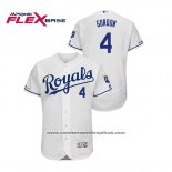 Camiseta Beisbol Hombre Kansas City Royals Alex Gordon Flex Base Blanco