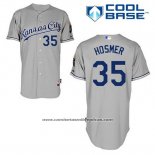 Camiseta Beisbol Hombre Kansas City Royals Eric Hosmer 35 Gris Cool Base