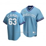 Camiseta Beisbol Hombre Kansas City Royals Josh Staumont Cooperstown Collection Road Azul