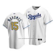 Camiseta Beisbol Hombre Kansas City Royals Patrick Mahomes Replica Cool Base Primera Blanco