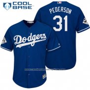 Camiseta Beisbol Hombre Los Angeles Dodgers Joc Pederson Cool Base