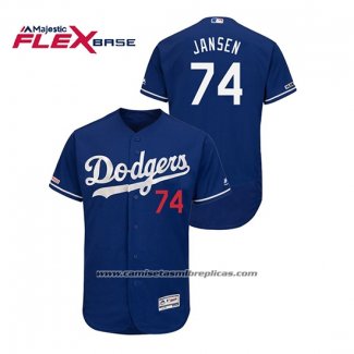 Camiseta Beisbol Hombre Los Angeles Dodgers Kenley Jansen Flex Base Azul