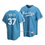 Camiseta Beisbol Hombre Los Angeles Dodgers Luke Raley Cooperstown Collection Alterno Azul