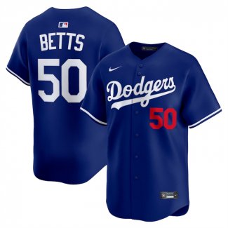 Camiseta Beisbol Hombre Los Angeles Dodgers Mookie Betts Alterno Limited Royal