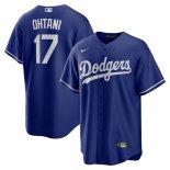 Camiseta Beisbol Hombre Los Angeles Dodgers Shohei Ohtani Alterno Replica Azul