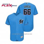 Camiseta Beisbol Hombre Miami Marlins Jarlin Garcia Flex Base Autentico Collection Alterno 2019 Azul