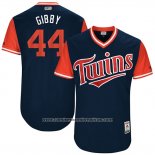 Camiseta Beisbol Hombre Minnesota Twins 2017 Little League World Series Kyle Gibson Azul