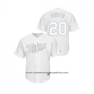 Camiseta Beisbol Hombre Minnesota Twins Eddie Rosario 2019 Players Weekend Replica Blanco