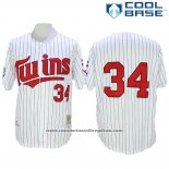 Camiseta Beisbol Hombre Minnesota Twins Kirby Puckett Blanco Cooperstown Cool Base