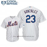 Camiseta Beisbol Hombre New York Mets Adrian Gonzalez Cool Base Primera Blanco