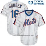 Camiseta Beisbol Hombre New York Mets Dwight Gooden Blanco Cool Base