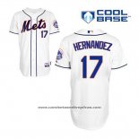 Camiseta Beisbol Hombre New York Mets Keith Hernandez 17 Blanco Alterno Cool Base