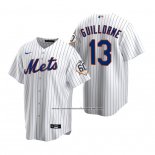Camiseta Beisbol Hombre New York Mets Luis Guillorme Replica Blanco