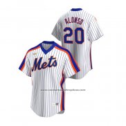 Camiseta Beisbol Hombre New York Mets Pete Alonso Cooperstown Collection Primera Blanco