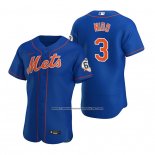 Camiseta Beisbol Hombre New York Mets Tomas Nido Alterno Autentico Azul