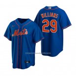 Camiseta Beisbol Hombre New York Mets Trevor Williams Replica Azul