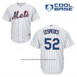 Camiseta Beisbol Hombre New York Mets Yoenis Cespedes 52 Blanco Primera Cool Base