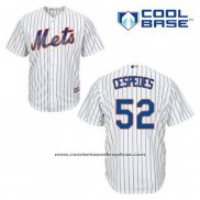 Camiseta Beisbol Hombre New York Mets Yoenis Cespedes 52 Blanco Primera Cool Base