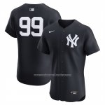 Camiseta Beisbol Hombre New York Yankees Aaron Judge Alterno 2 Elite Azul