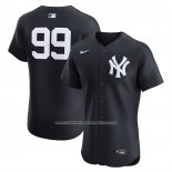Camiseta Beisbol Hombre New York Yankees Aaron Judge Alterno 2 Elite Azul