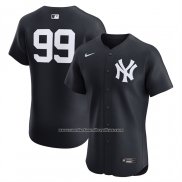 Camiseta Beisbol Hombre New York Yankees Aaron Judge Alterno 2 Elite Azul