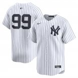Camiseta Beisbol Hombre New York Yankees Aaron Judge Alterno Limited Blanco