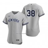 Camiseta Beisbol Hombre New York Yankees Andrew Heaney Autentico Road Gris
