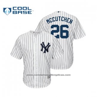 Camiseta Beisbol Hombre New York Yankees Andrew Mccutchen Cool Base Primera Blanco