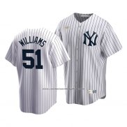 Camiseta Beisbol Hombre New York Yankees Bernie Williams Cooperstown Collection Primera Blanco