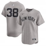 Camiseta Beisbol Hombre New York Yankees Devin Williams Segunda Limited Gris1
