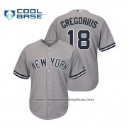 Camiseta Beisbol Hombre New York Yankees Didi Gregorius Cool Base Road Gris