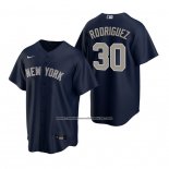 Camiseta Beisbol Hombre New York Yankees Joely Rodriguez Replica Alterno Azul