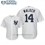 Camiseta Beisbol Hombre New York Yankees Neil Walker Cool Base Primera Blanco