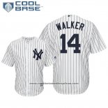 Camiseta Beisbol Hombre New York Yankees Neil Walker Cool Base Primera Blanco