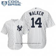 Camiseta Beisbol Hombre New York Yankees Neil Walker Cool Base Primera Blanco