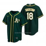 Camiseta Beisbol Hombre Oakland Athletics Tyler Soderstrom Replica 2020 Verde