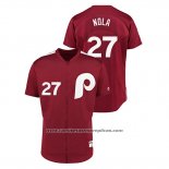 Camiseta Beisbol Hombre Philadelphia Phillies Aaron Nola 1979 Saturday Night Special Autentico Rojo